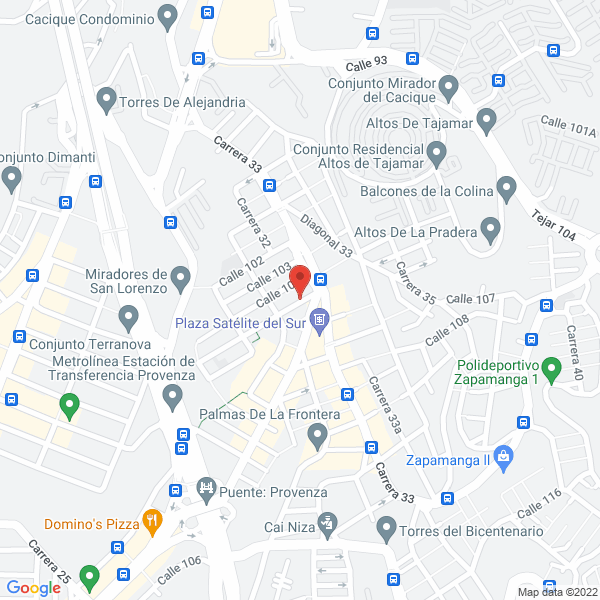Map of Plomería Luis J. Monsalve