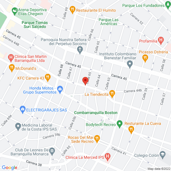 Map of Padrón Rosa María