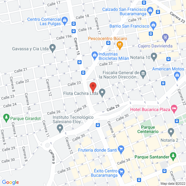 Map of Hotel Girón Internacional