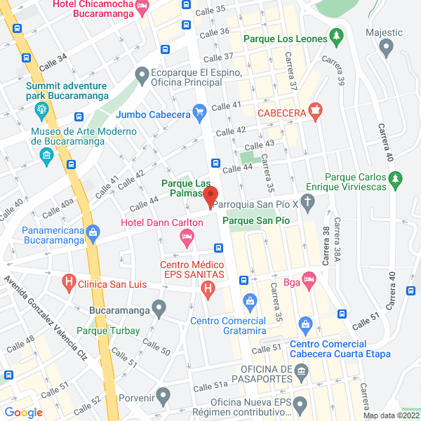 Map of Metrocasa Inmobiliaria S.A.S.