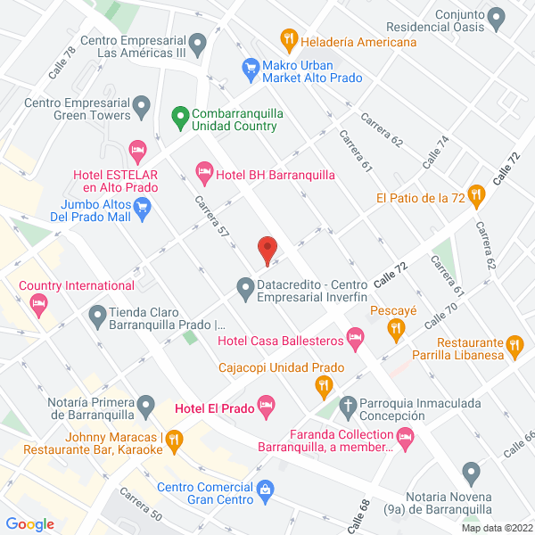 Map of Metrotel