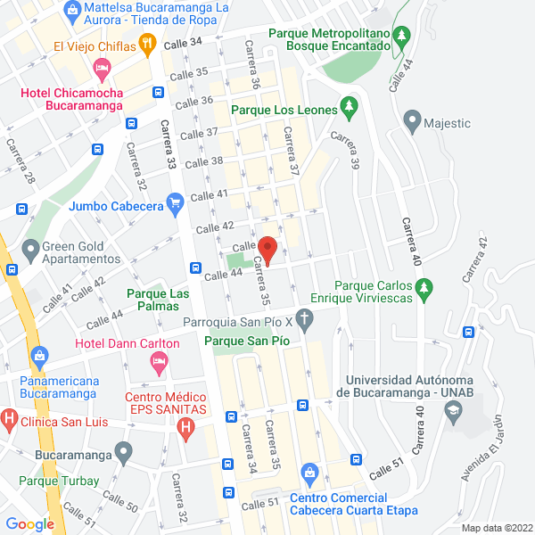 Map of Presea Ltda.
