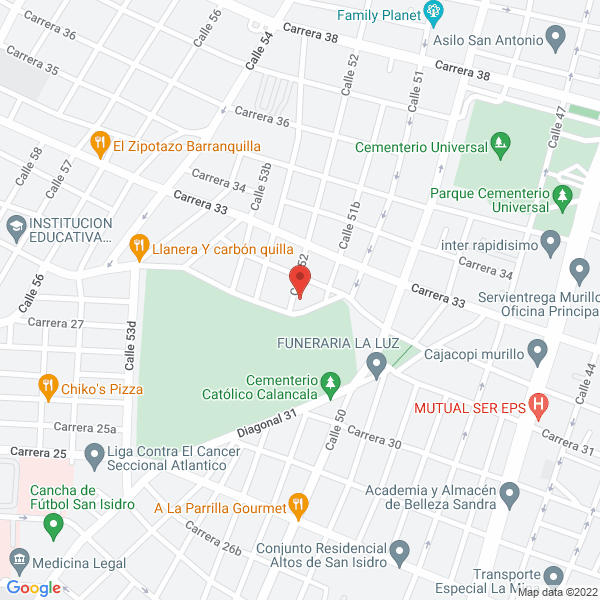 Map of Procoquim S.A.S