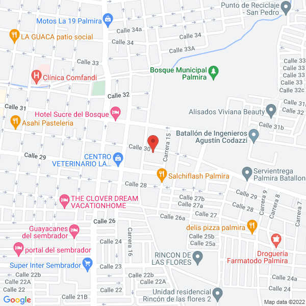 Map of Restaurante Y Cafetería La Abuela