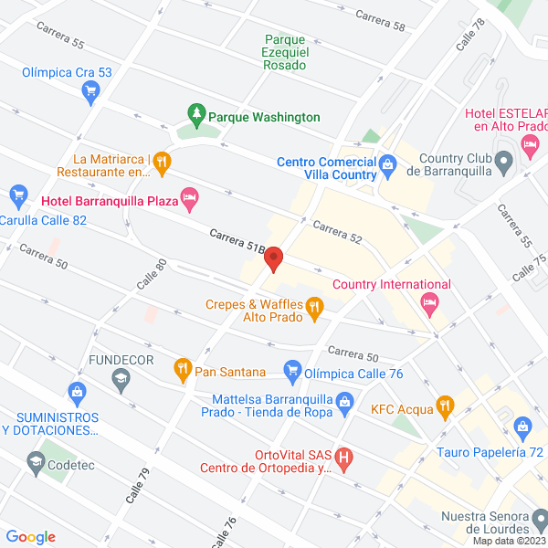 Map of Restaurante Y Delikatessen Casa Madrileña
