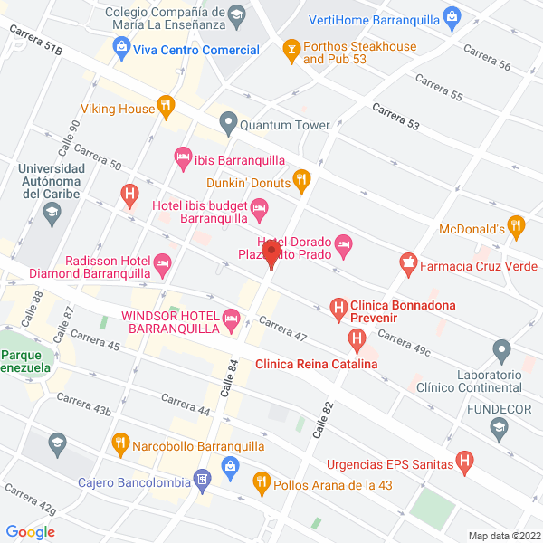 Map of Restaurante Y Estadero Nuevo Menú