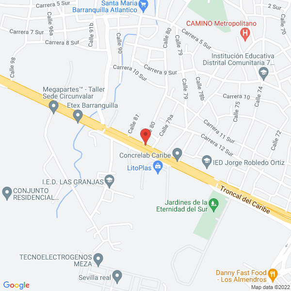 Map of Milem Ltda