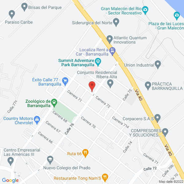 Map of Refrilavadoras Silvio Peñate E Hijos