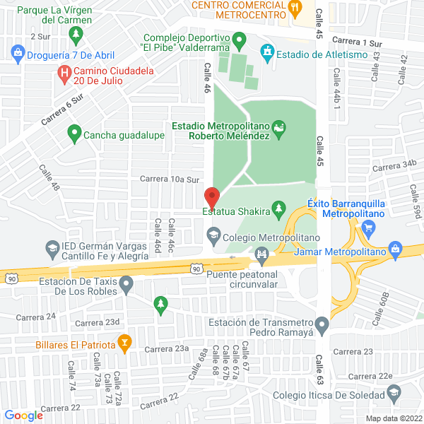 Map of Restaurante Santander Giron