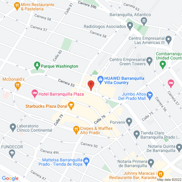 Map of Rebaje Claudia