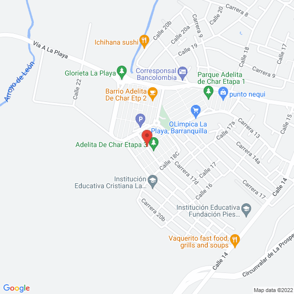Map of Refrivilla E.U.