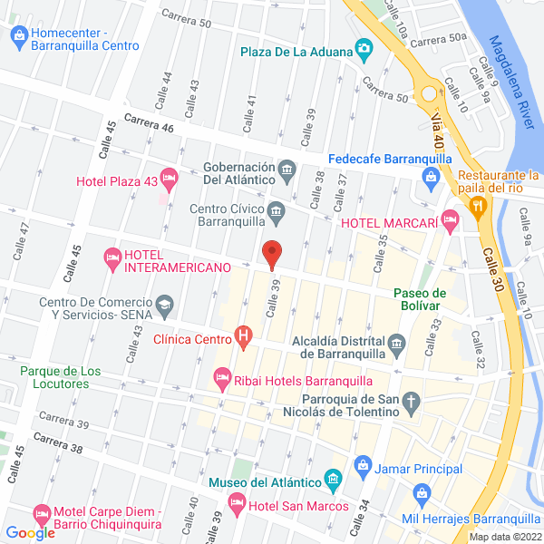 Map of Restaurante La Cívica