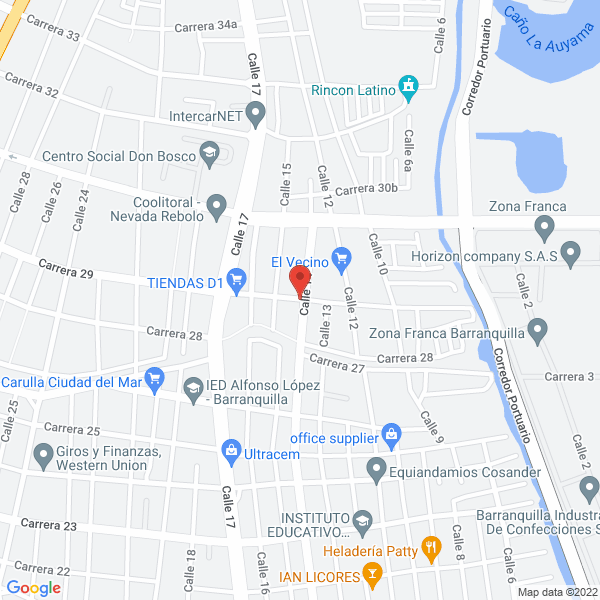 Map of Restaurante Las Marias