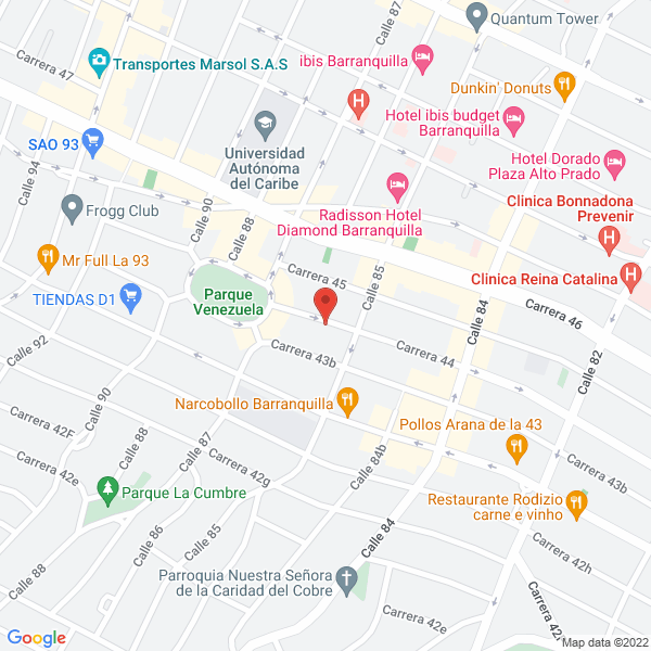 Map of Proconciviles Ltda