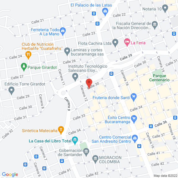 Map of Restaurante Bar Palacio Chino