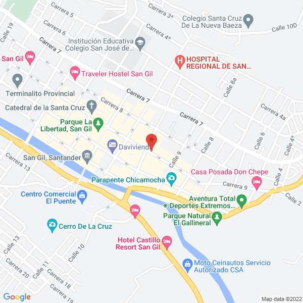 Map of Sky Spa Movil