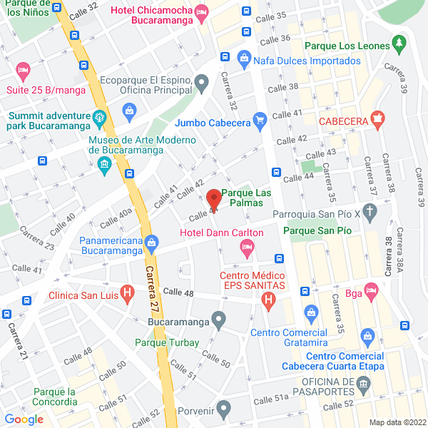 Map of Sociedad De Agricultores De Santander