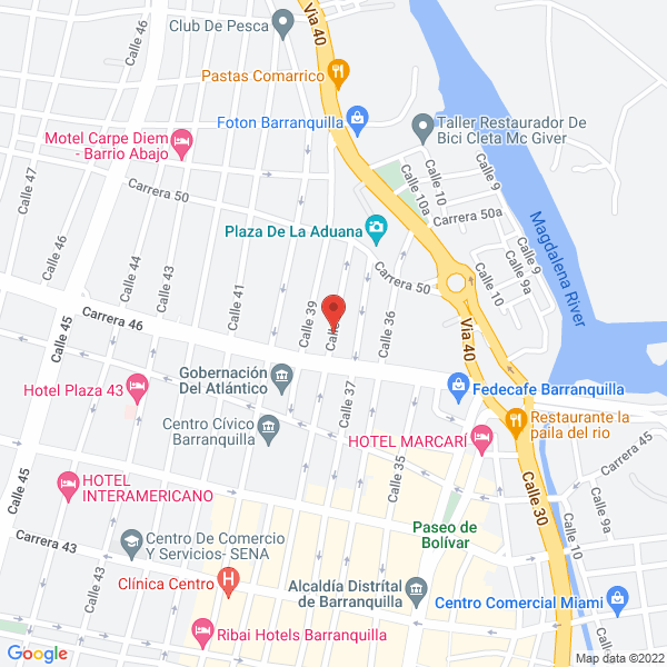 Map of Suministros & Representaciones