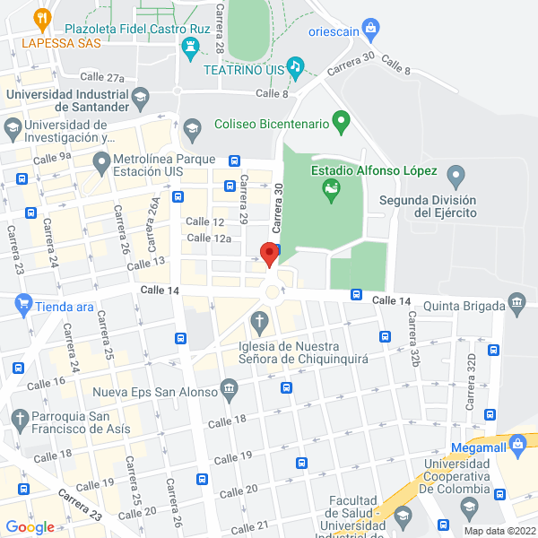 Map of Restaurante Y Piqueteadero Estadio