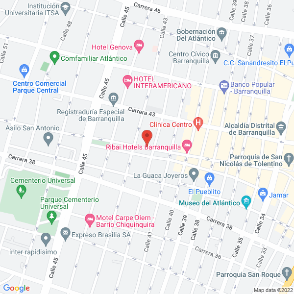 Map of Restaurante Yeo-Gui