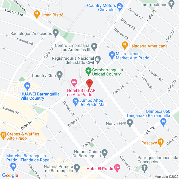 Map of Rng Estructuras Y Construcciones S.A.S.