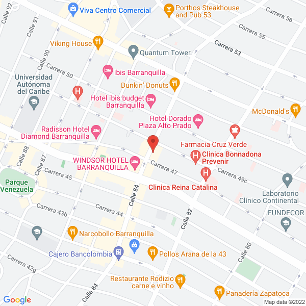 Map of Salvator'S Pizza