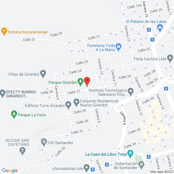 Map of Rueda Rincon Stella