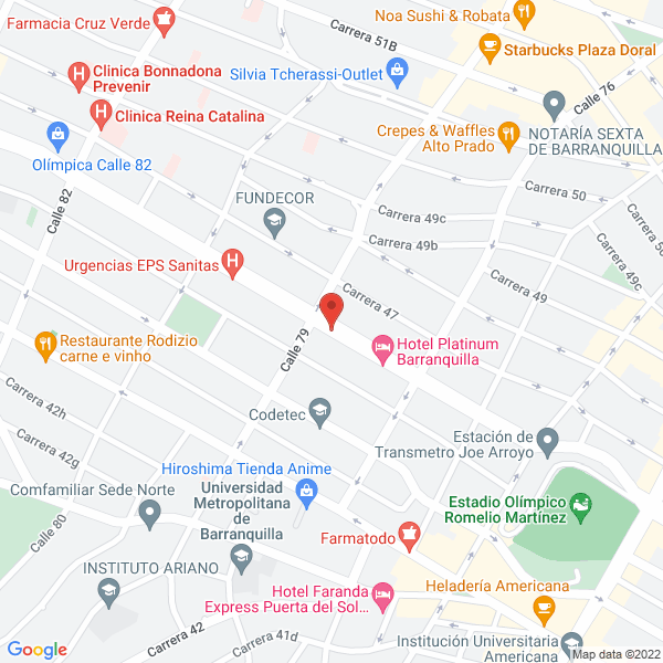Map of Taller Amadeus
