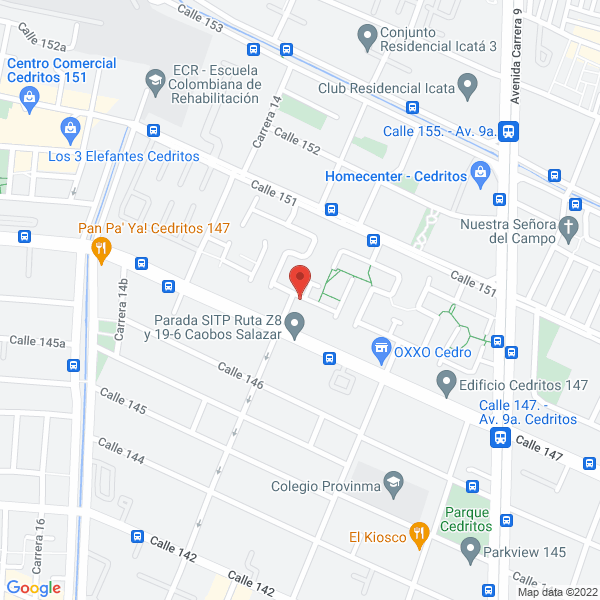 Map of Saxo Producciones S.A.S.
