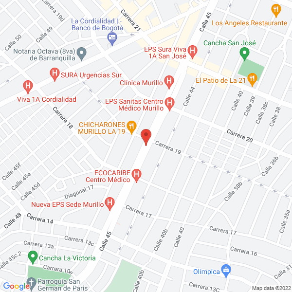Map of Tanques Y Canecas Murillo