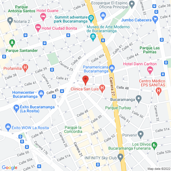 Map of Residencias El Triángulo