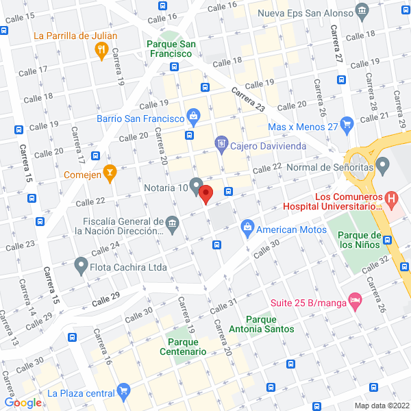 Map of Servigestiones