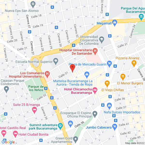 Map of Sistemas Hidráulicos De Colombias Sihsa
