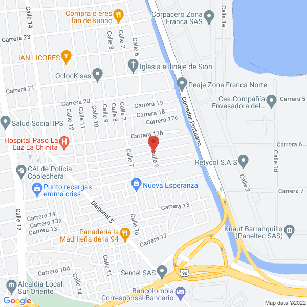 Map of Restaurante El Mesón De Jean Pierre