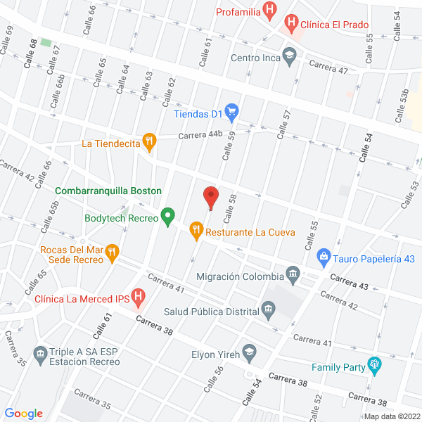 Map of Surtidor Ferretero