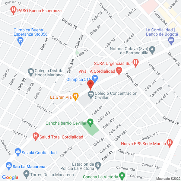 Map of Droguería La Celeste