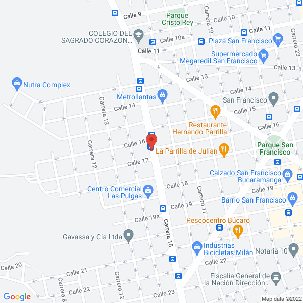 Map of Super Empaques