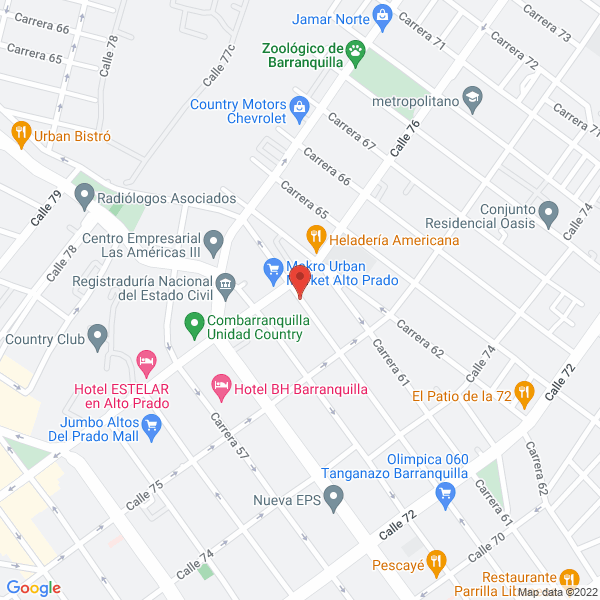 Map of Publicidad Virtual