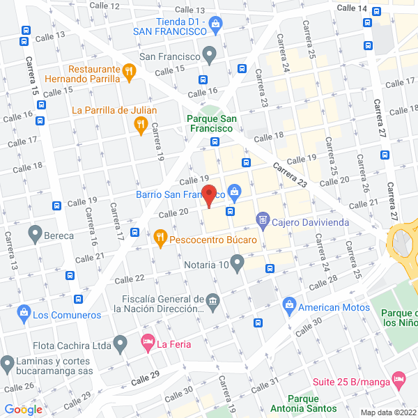 Map of Transportes Y Servicios La Macarena Express