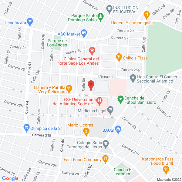 Map of Restaurante Tung-Wah