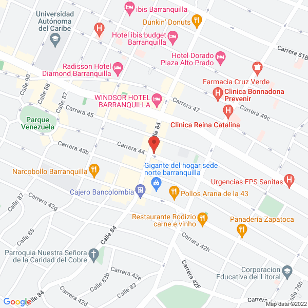 Map of Taxmotor De Colombia S.A.