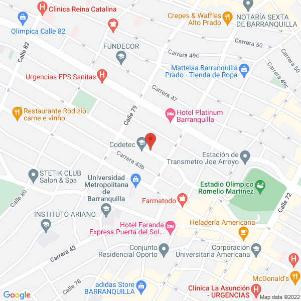 Map of Tcm Autopartes S.A.S.