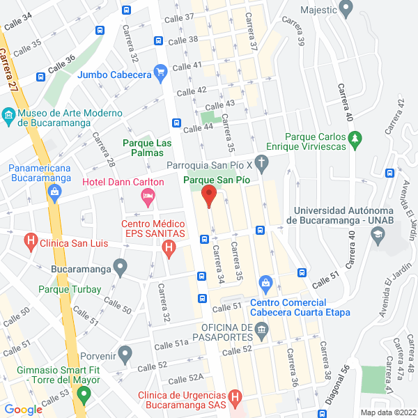 Map of Radiólogos Del Parque I.P.S. S.A.S.