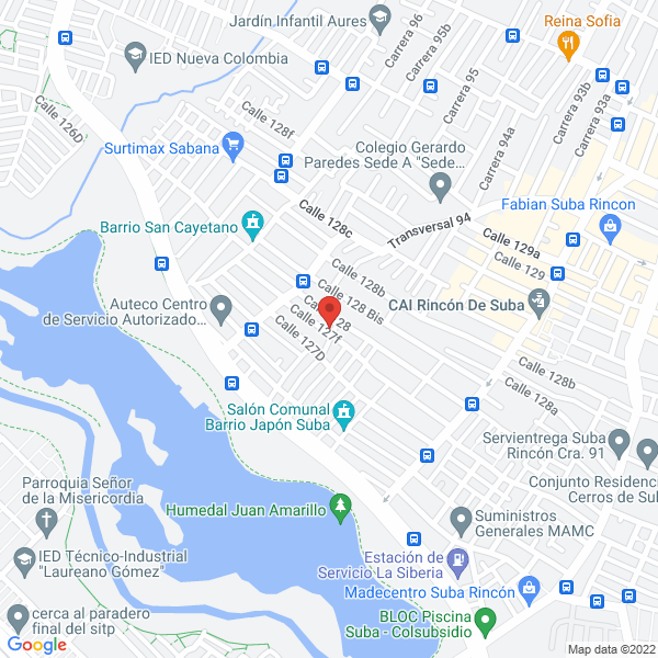 Map of Sociedad De Amigos Del Barrio San Cayetano S.A.S.