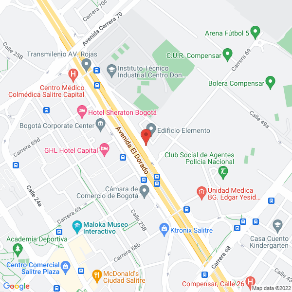 Map of Centro Don Bosco