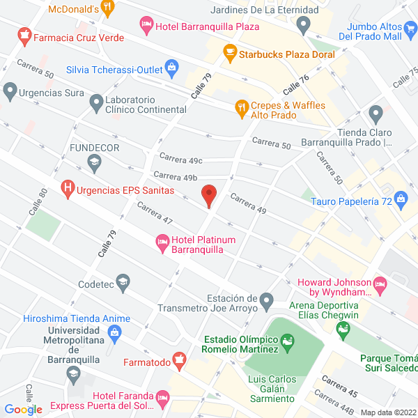 Map of Servijudicial Ltda.