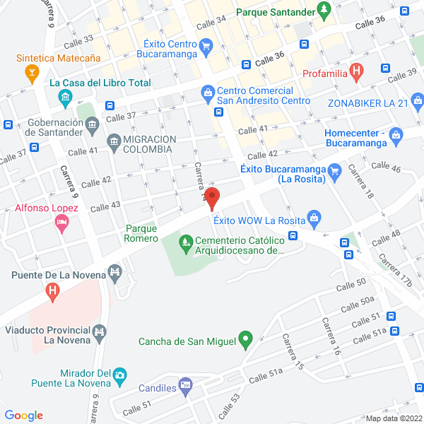 Map of Acarreos Abc Bucaramanga