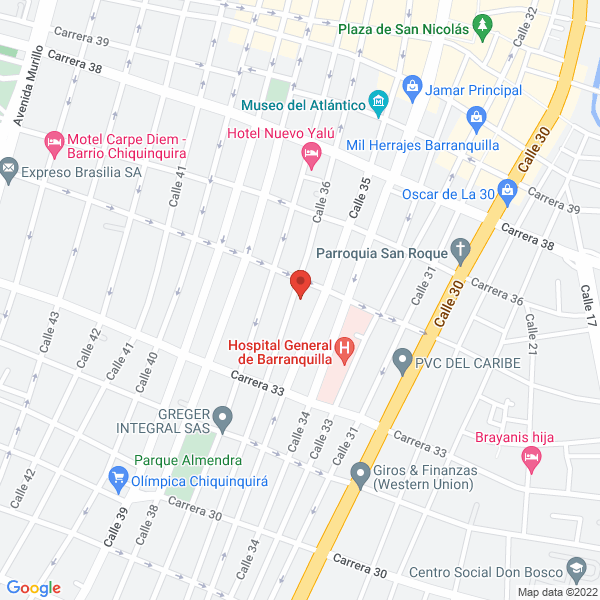 Map of Taller El Pupy