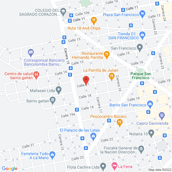 Map of Taller Tecniexhostos Santander