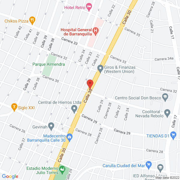 Map of Taller Y Servicio De Dobladora La 30